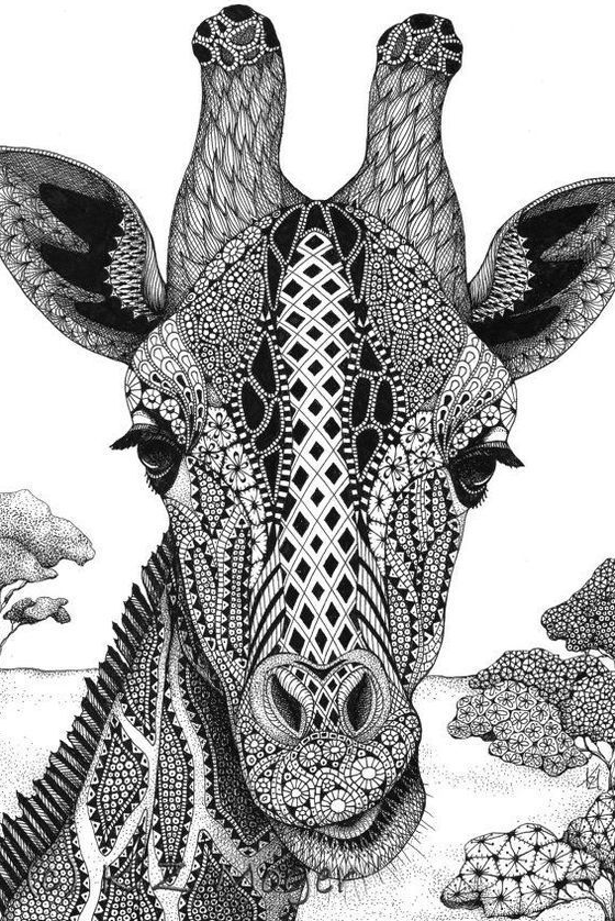 Exclusive of Giraffe Coloring Pages - Giraffe Coloring Pages