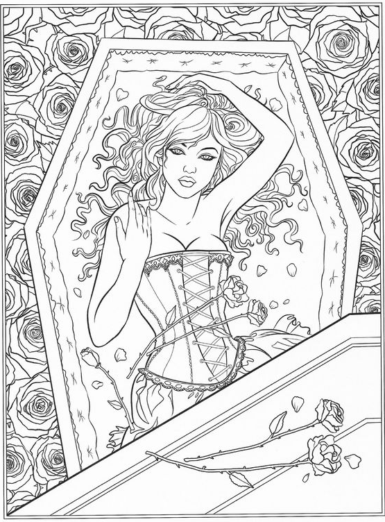 Unique Adult Coloring Pages Free Printable With Dark Coloring Pages Free to Colors