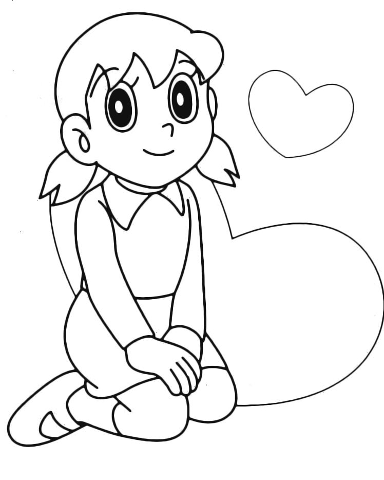 Cartoon Coloring Pages   Doraemon Coloring Pages For