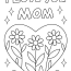 Coloring For Kids With FREE Mother's Day Coloring Printables