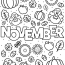 Coloring For Kids With Fall Into Fun   November Coloring Page