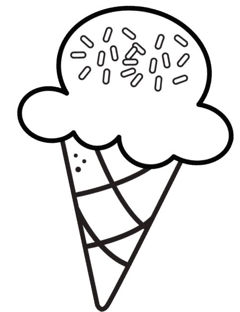 Coloring Pages For Adults With Free Ice-Cream Cone Colouring Page » Grade Onederful