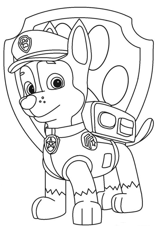 Coloring Pages For Boys With Free Printable PAW Patrol Coloring Pages For Kids