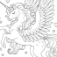 Coloring Pages For Kids   Magical Unicorn Coloring Page PDF And Print Free Coloring Pages For Kids