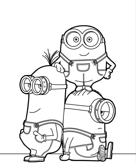 Coloring Sheets With Minions Coloring Page Coloring
