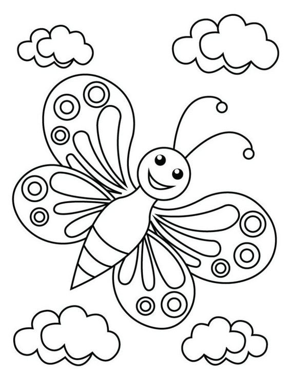 Cool Coloring Pages Printable Butterfly Coloring Pages For