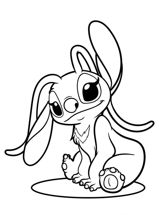 Cool Coloring  With Lilo And Stitch Coloring