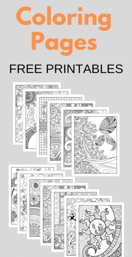 Free Coloring With 13 Free Printable Mindfulness Colouring
