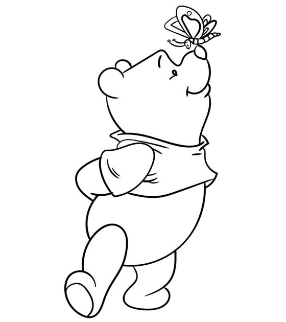 Free Coloring With Top 30 Free Printable Cute Winnie The Pooh Coloring Pages