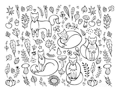 Free Kids Coloring Pages With Autumn & Fall Coloring Pages