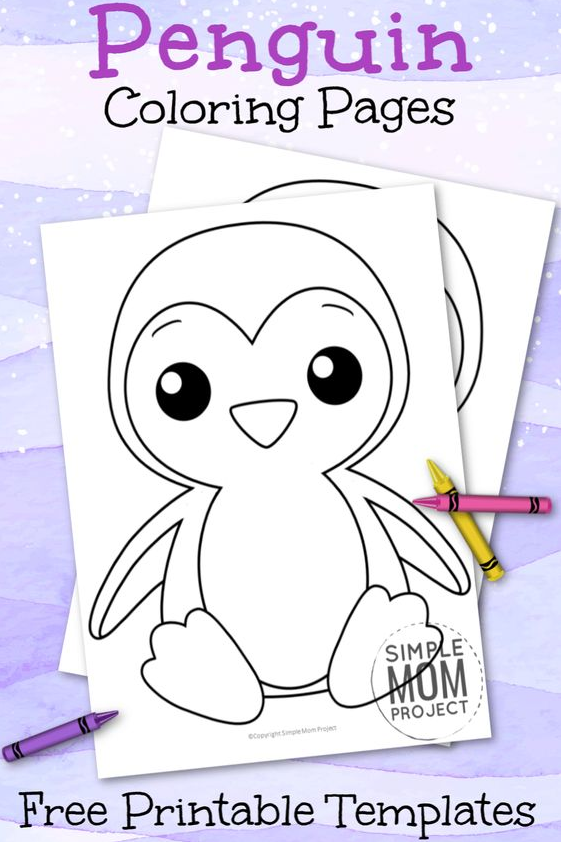 Free Kids Coloring Pages With Free Printable Penguin Coloring Pages for Kids