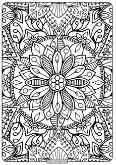 Mandala Coloring Pages With Finished Coloring Pages For Adults