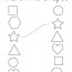 Preschool Printables With Match The Shapes Coloring Page