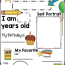 Preschool Printables With Printable All About Me Poster For A Preschool Theme