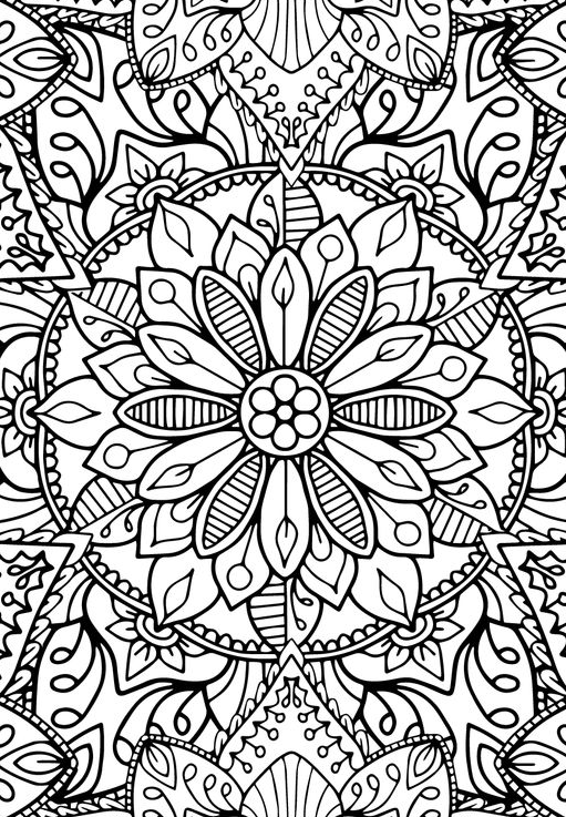 Printable Coloring Book Pages for Adults
