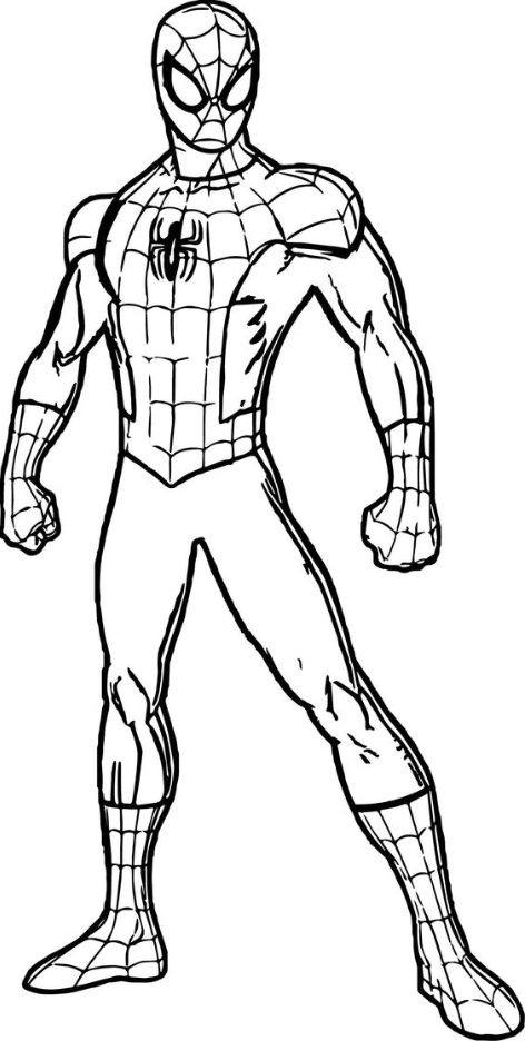 Top Spiderman Coloring Pages For Kids