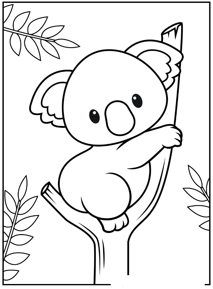 Animal Coloring Pages Baby Animals Coloring Pages For