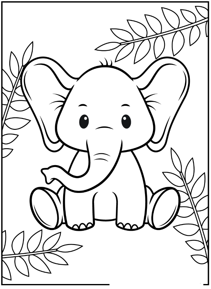 Animal Coloring Pages Baby Animals Coloring Pages
