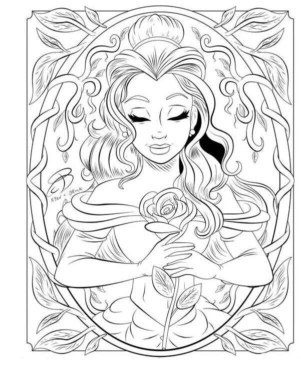Colouring Pages For Kids With Lonely Artist