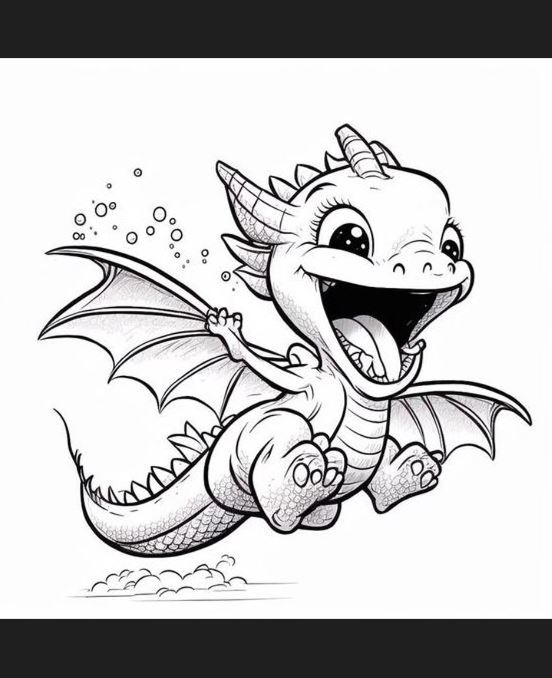Dragon Coloring Page   Dragon Coloring Pages Free Dragons To Print And Color