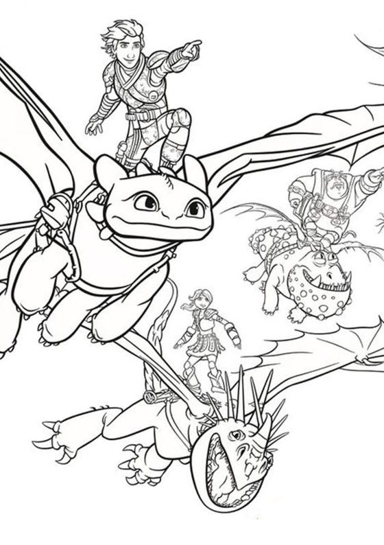 Dragon Coloring Page   Free & Easy To Print How To Train Your Dragon Coloring