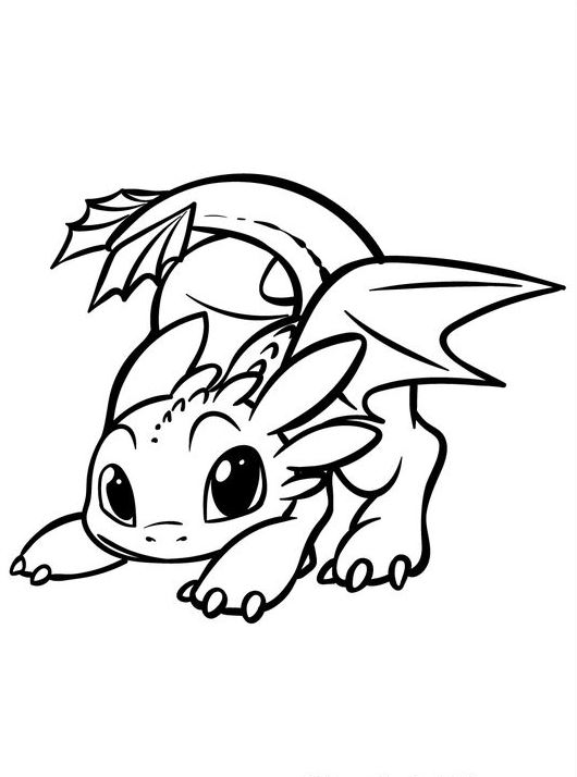 Dragon Coloring    How To Train Your Dragon Coloring
