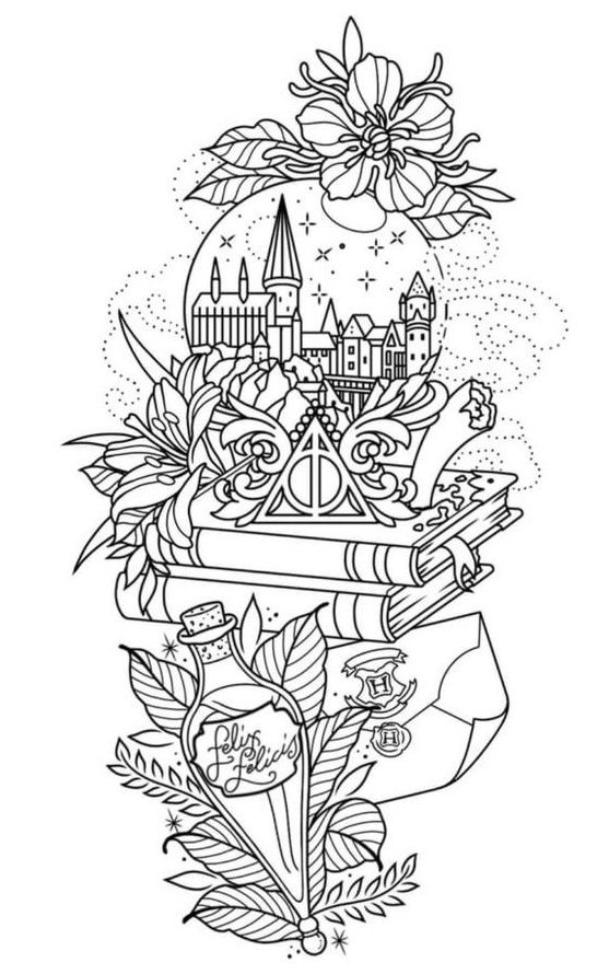 Harry Potter Coloring Pages Printables
