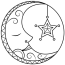 Moon Coloring Pages Moon Coloring Pages For Printable