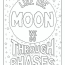 Moon Coloring Pages Moon Coloring Pages Freebies