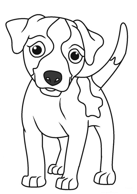 Printable Dog Coloring Pages For