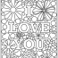 Quote Coloring Pages I Love You Coloring Pages