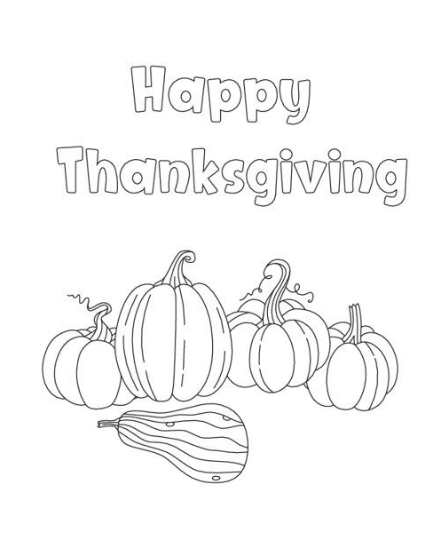 Thanksgiving Coloring Pages For Kids Thanksgiving themed Pumpkins Coloring Pages for Kids