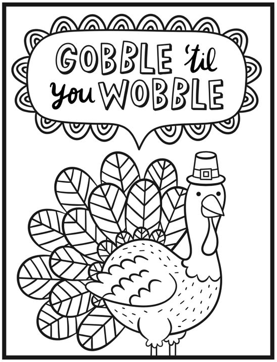 Thanksgiving Coloring Sheets FREE Thanksgiving Coloring Pages For Adults &