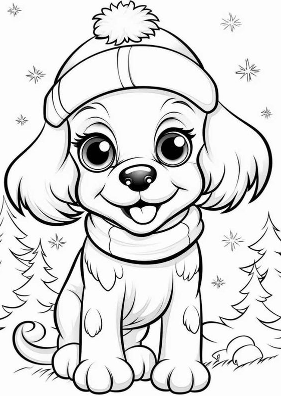 Winter Coloring Pages   Free Kids Coloring Pages Creative Fun For The Holiday