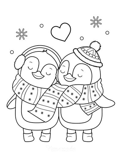 Winter Coloring Pages   Free Printable Winter Coloring Pages For Kids &