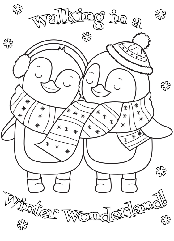 Winter Coloring Pages Free Printable Winter Coloring Pages For Kids &