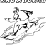 Olympic Coloring Pages   Snowboarding Coloring Page