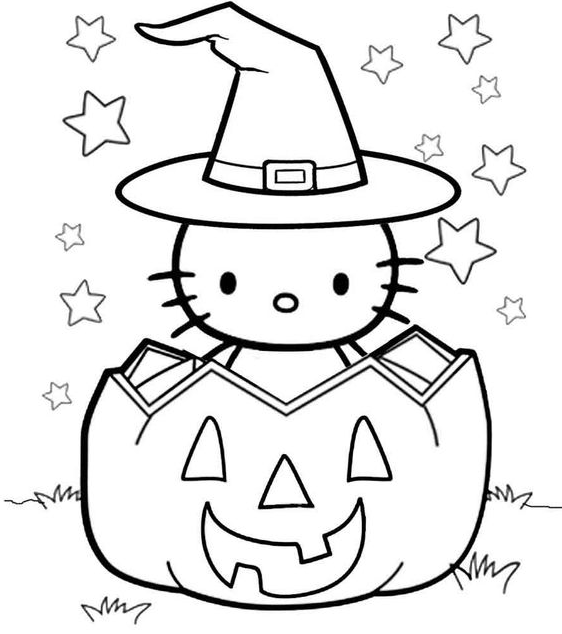 Amazing Hello Kitty Coloring Pages Design