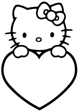 Amazing Hello Kitty Coloring Pages Inspiration