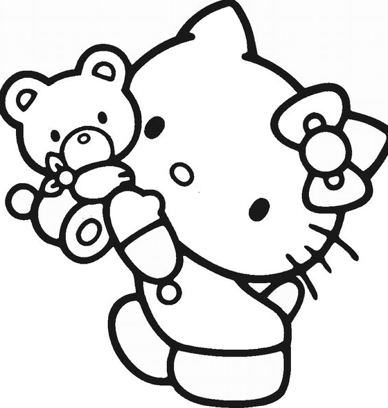 Best Hello Kitty Coloring Pages Gallery