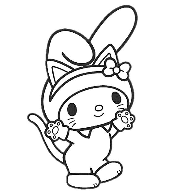 Best Hello Kitty Coloring Pages Photo