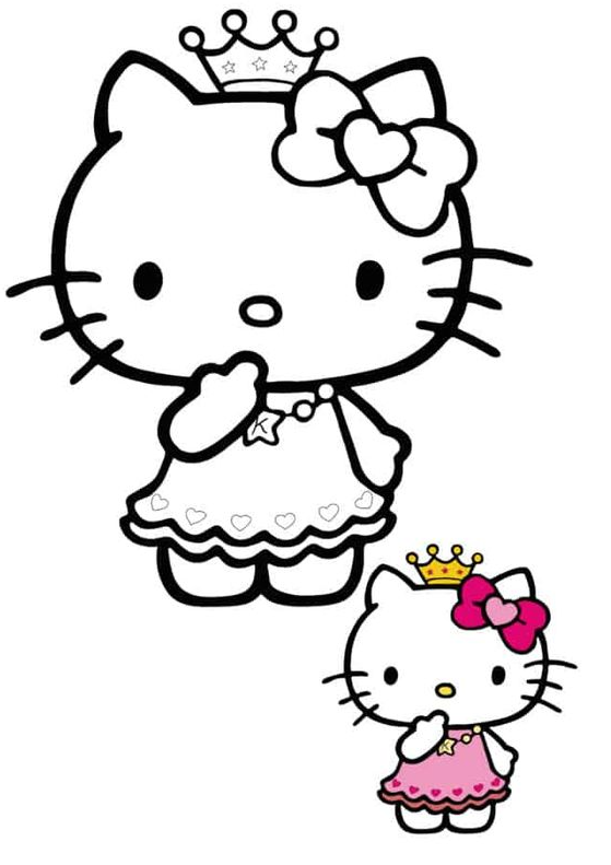 Outstanding Hello Kitty Coloring Pages