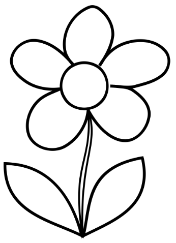 Flower Coloring Pages   Flower Coloring