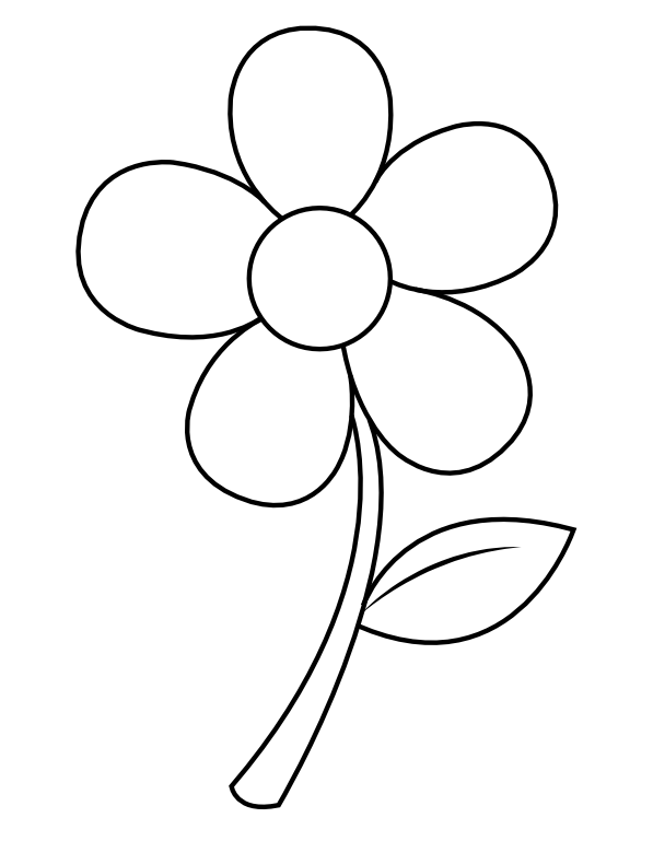 Flower Coloring Pages   Flower Templates Printable