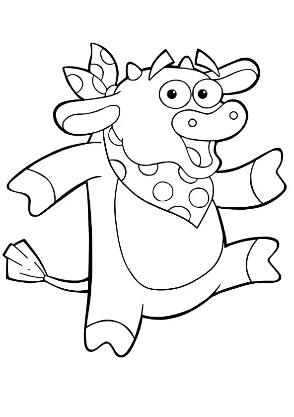 Bull Coloring Pages For Your Toddler - Benny the Bull coloring page
