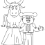 Bull Coloring Pages For Your Toddler   Matador With The Bull Coloring Page