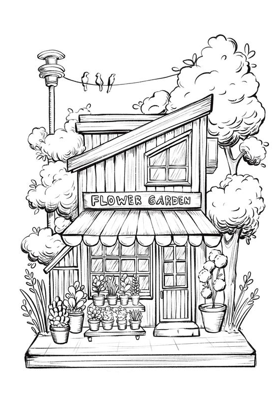 Cute Aesthetic Coloring Pages - Cute aesthetic coloring pages flowers