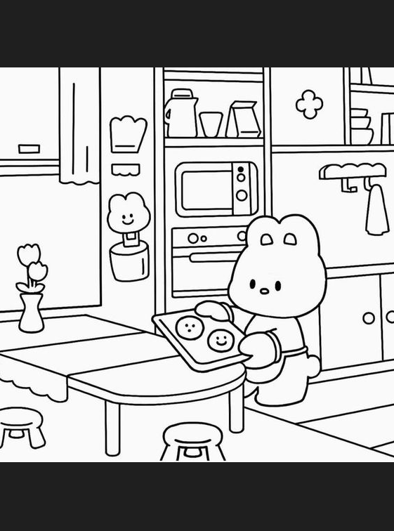 Cute Aesthetic Coloring Pages - Cute aesthetic coloring pages