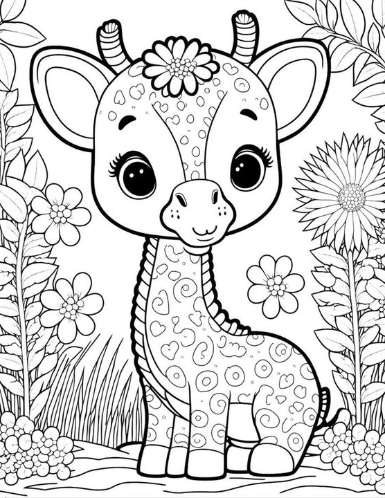 Free Coloring    Free Animal Coloring Page Cute Animal Coloring