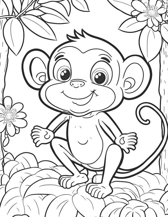 Free Coloring Pages   Free Animal Coloring Page Free Coloring Pages For Kids